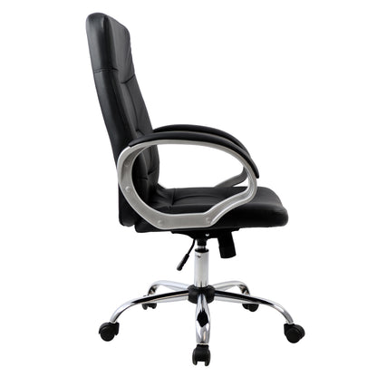 Manager's Office Chair Hm1024.01 With Chromed Base 64x55x120 Cm.