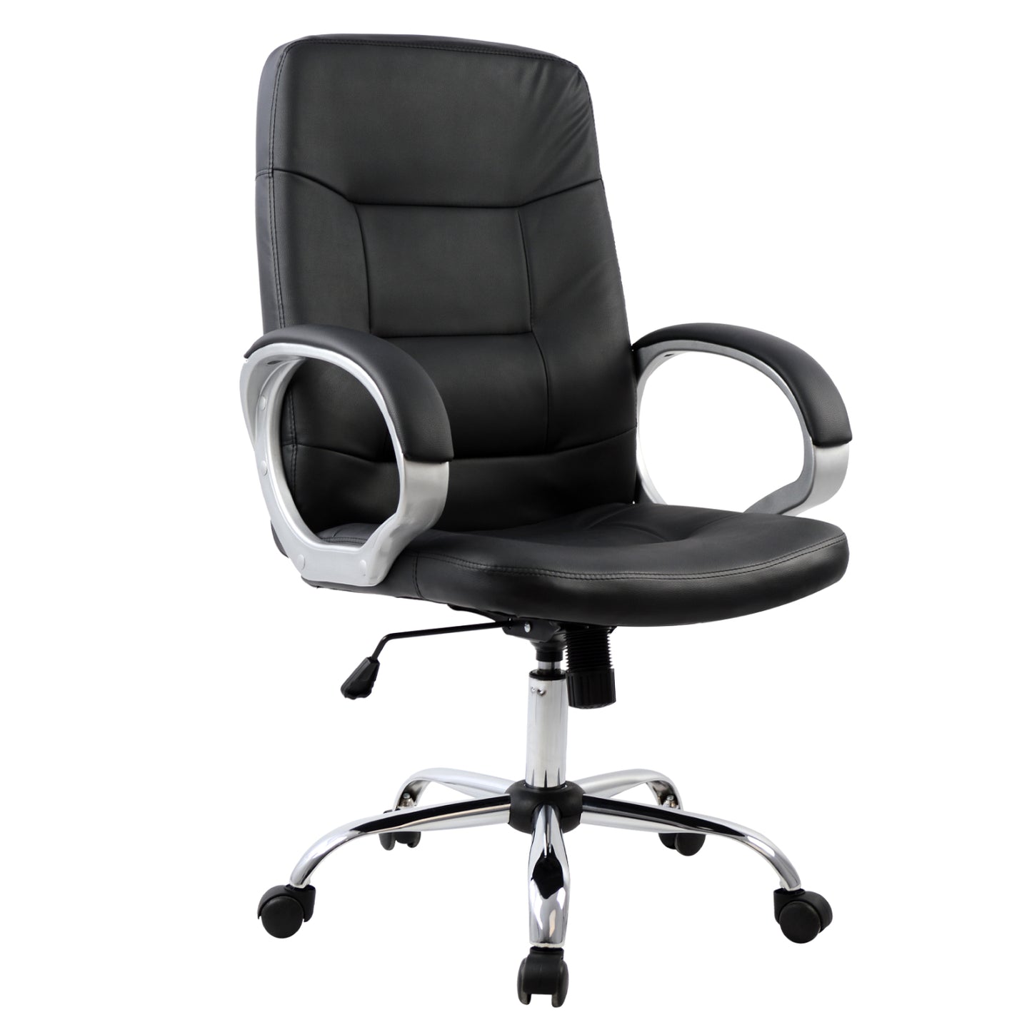 Manager's Office Chair Hm1024.01 With Chromed Base 64x55x120 Cm.