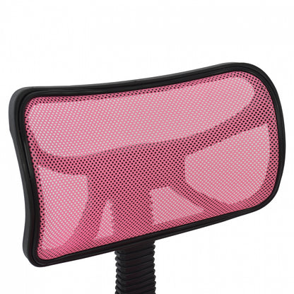 Office Chair Hm1026.05 Pink With Mesh Fabric 40,5x50,5x91,5 Cm.
