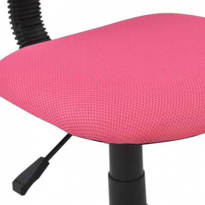 Office Chair Hm1026.05 Pink With Mesh Fabric 40,5x50,5x91,5 Cm.