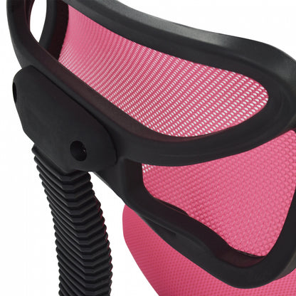Office Chair Hm1026.05 Pink With Mesh Fabric 40,5x50,5x91,5 Cm.