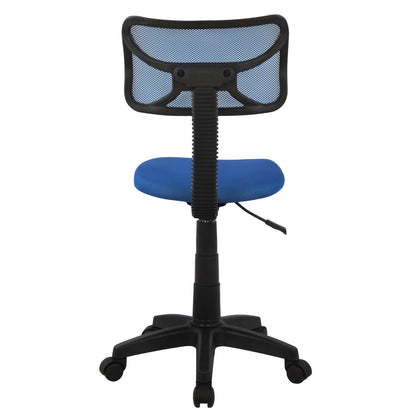 Office Chair Hm1026.06 Blue With Mesh Fabric 40,5x50,5x91,5 Cm.