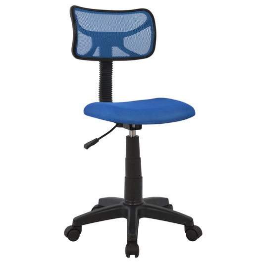 Office Chair Hm1026.06 Blue With Mesh Fabric 40,5x50,5x91,5 Cm.