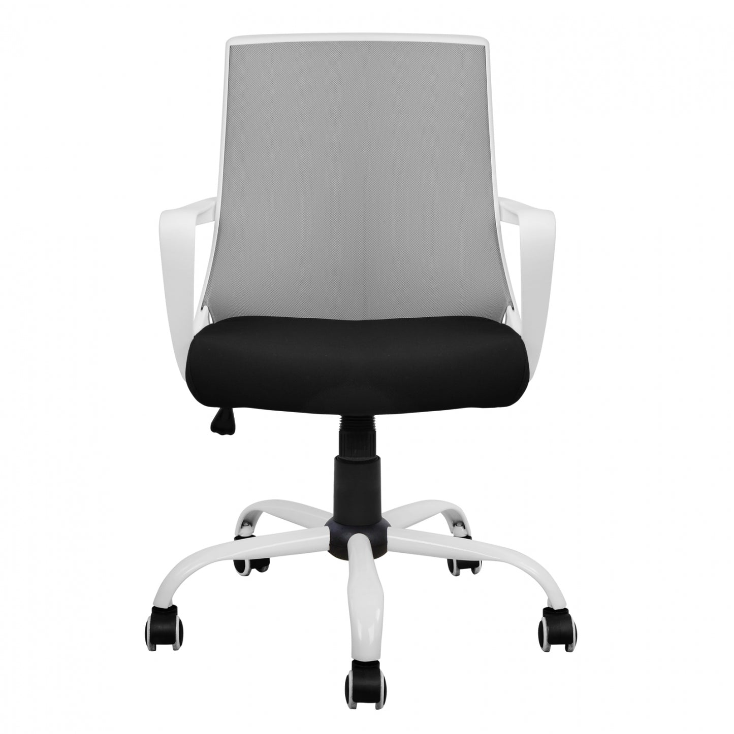 Office Chair Hm1053.21 Grey With Mesh And Metal Base 58x59x103 Cm