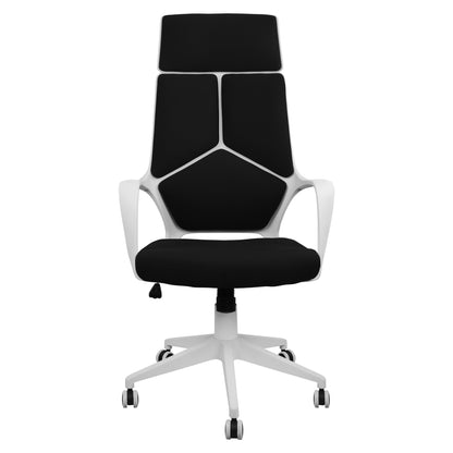 Office Chair Hm1054.01 Black And White Frame 64x61x126 Cm