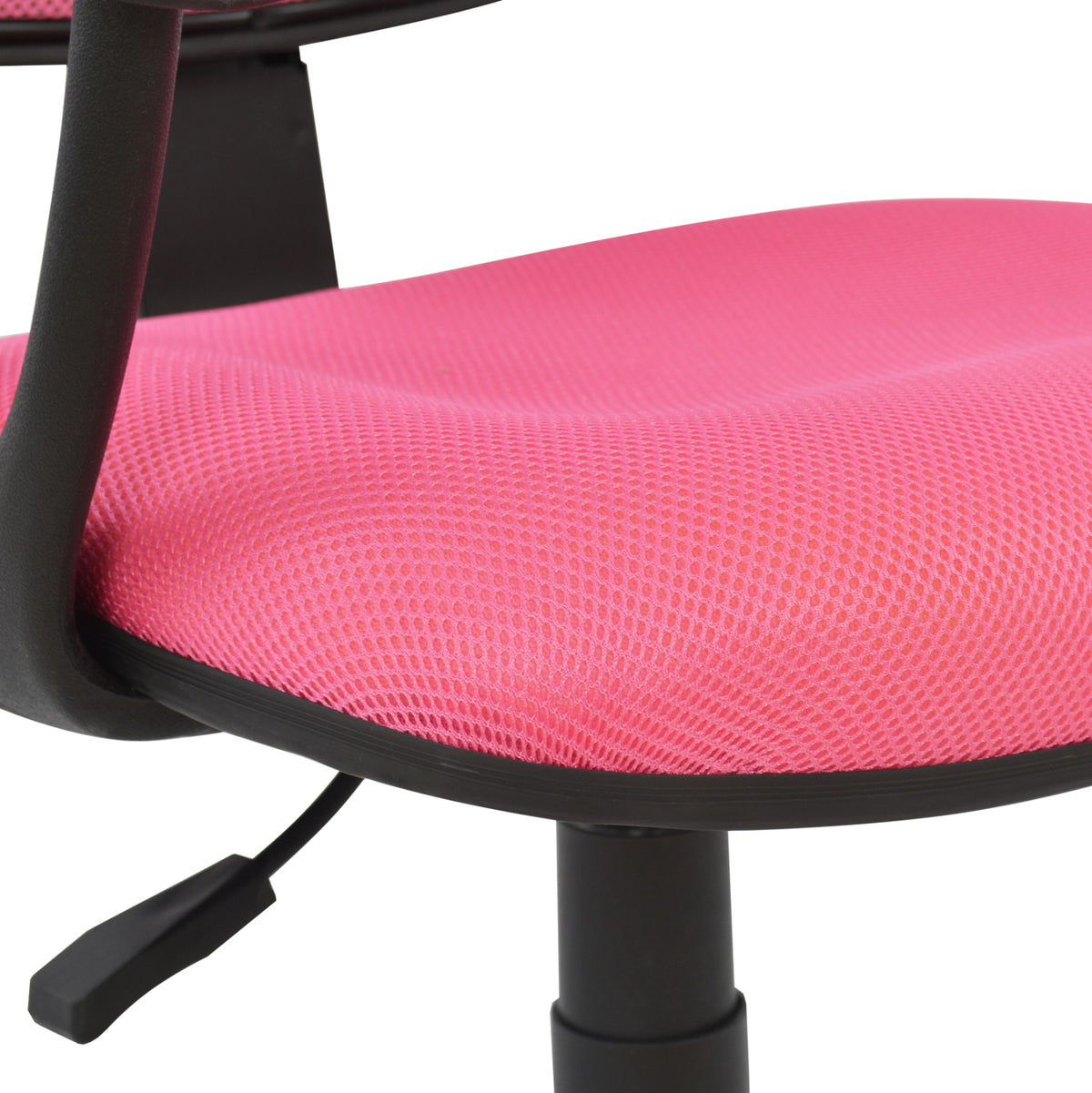Office Chair With Chromed Base Hm1082.05 Pink 56x53,5x100 Cm