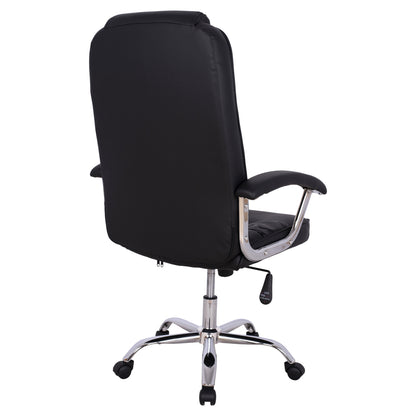 Office Chair Hm1112 With Black Pu And Chromed Base 63x67x113 Cm.