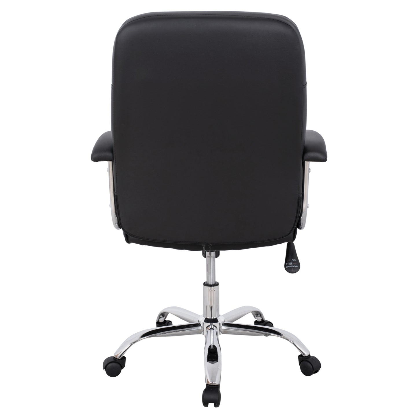 Office Chair Hm1113 With Black Pu And Chromed Base 62x62x104 Cm.