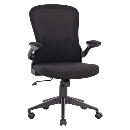 Office Chair Hm1178.01, Black Mesh Fabric, Black Frame, 60x56x105