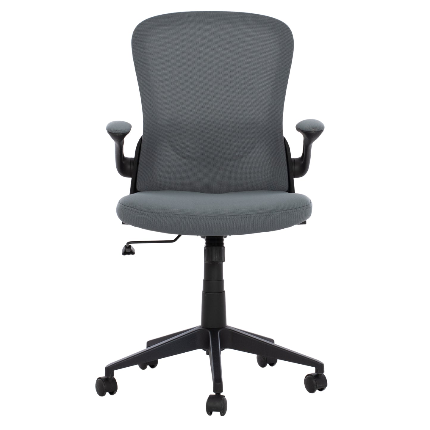 Office Chair Fb91178.10, Black Frame, Grey Mesh Fabric, 60x56x105
