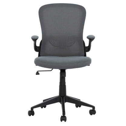Office Chair Fb91178.10, Black Frame, Grey Mesh Fabric, 60x56x105
