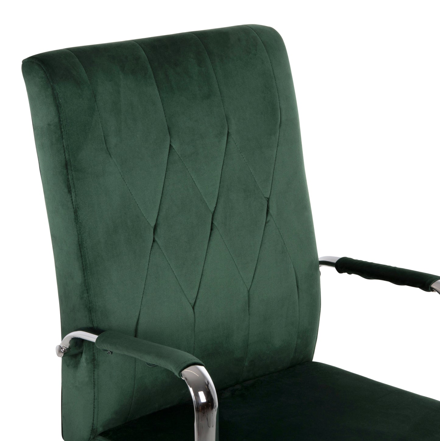 Office Chair Josef Hm1181.03 Cypress Green Velvet-inox Base 58x61x105-113hcm.