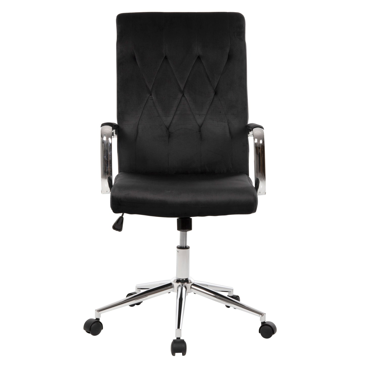 Office Chair Josef Hm1181.04 Black Velvet-inox Base 58x61x105-113hcm.