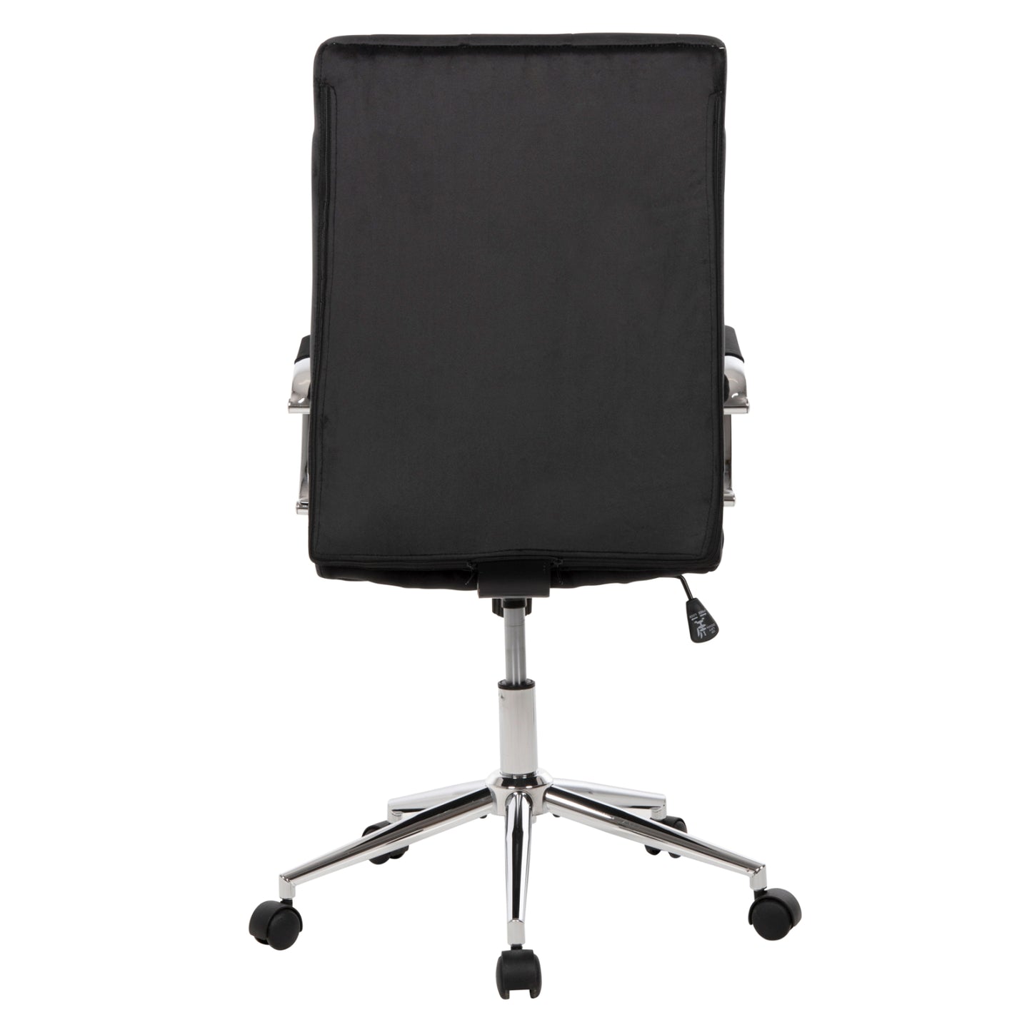 Office Chair Josef Hm1181.04 Black Velvet-inox Base 58x61x105-113hcm.