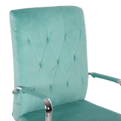 Office Chair Josef Hm1181.08 Mint Velvet-inox Base 58x61x105-113hcm.