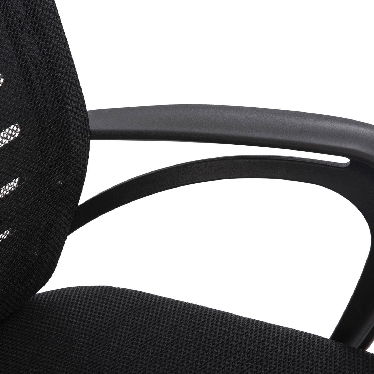 Office Chair Trail Hm1192 Black Mesh-chromed Metal Leg 64x55x98,5hcm.