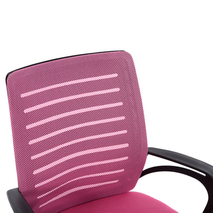 Office Chair Trail Hm1192.35 Pink Mesh-chromed Metal Leg 62x51x98hcm.