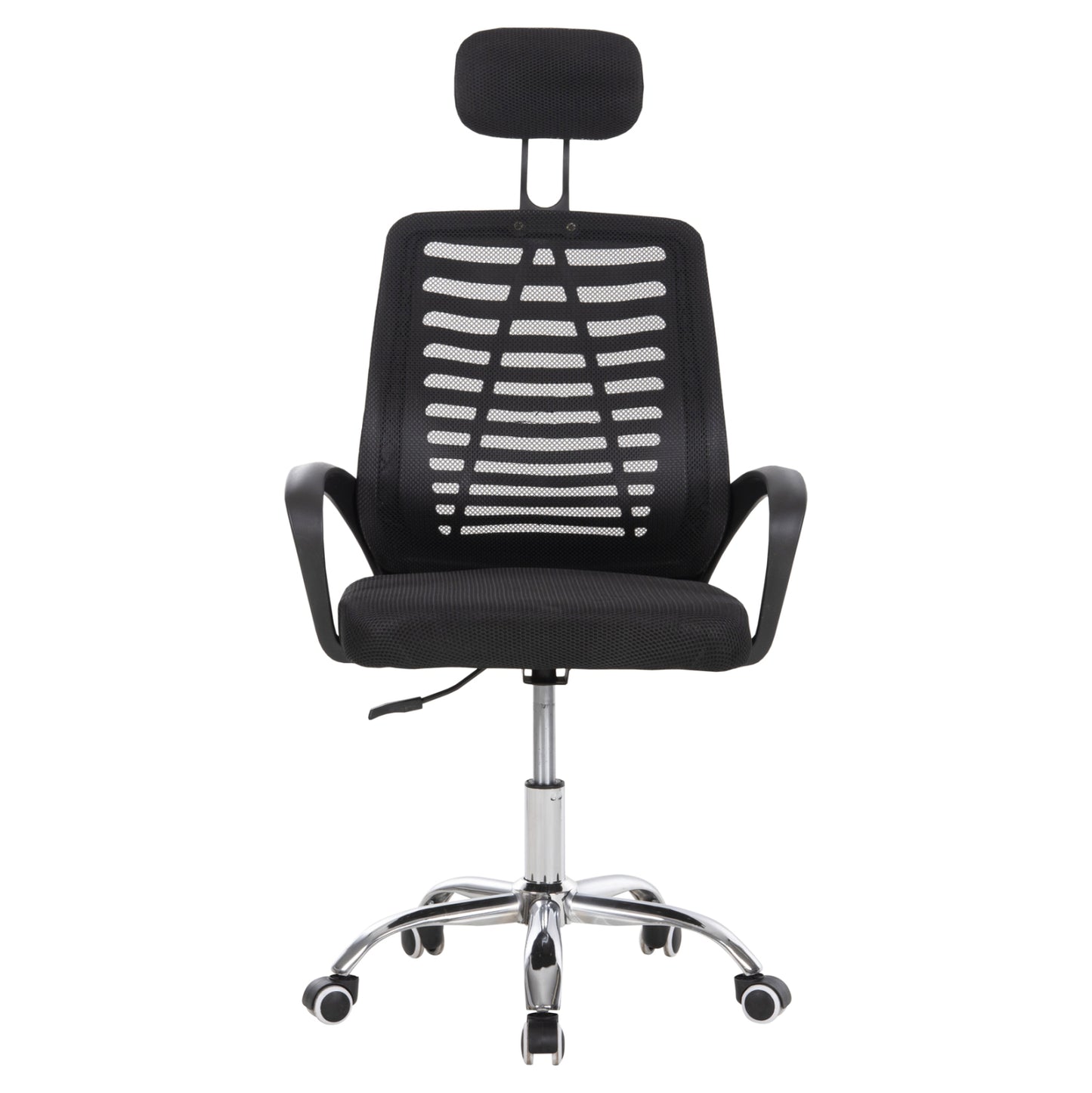 Office Chair Trail2 Hm1193 Black Mesh-chromed Metal Leg 62x59x120hcm.