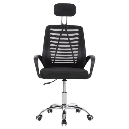 Office Chair Trail2 Hm1193 Black Mesh-chromed Metal Leg 62x59x120hcm.