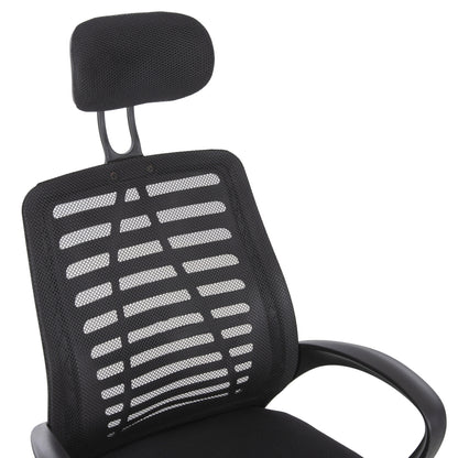 Office Chair Trail2 Hm1193 Black Mesh-chromed Metal Leg 62x59x120hcm.