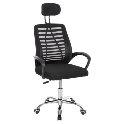Office Chair Trail2 Hm1193 Black Mesh-chromed Metal Leg 62x59x120hcm.