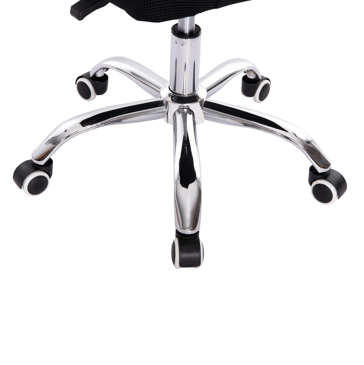 Office Chair Trail2 Hm1193.36 Blue & Black Mesh Fabric-chrome Base 61x61x116hcm.