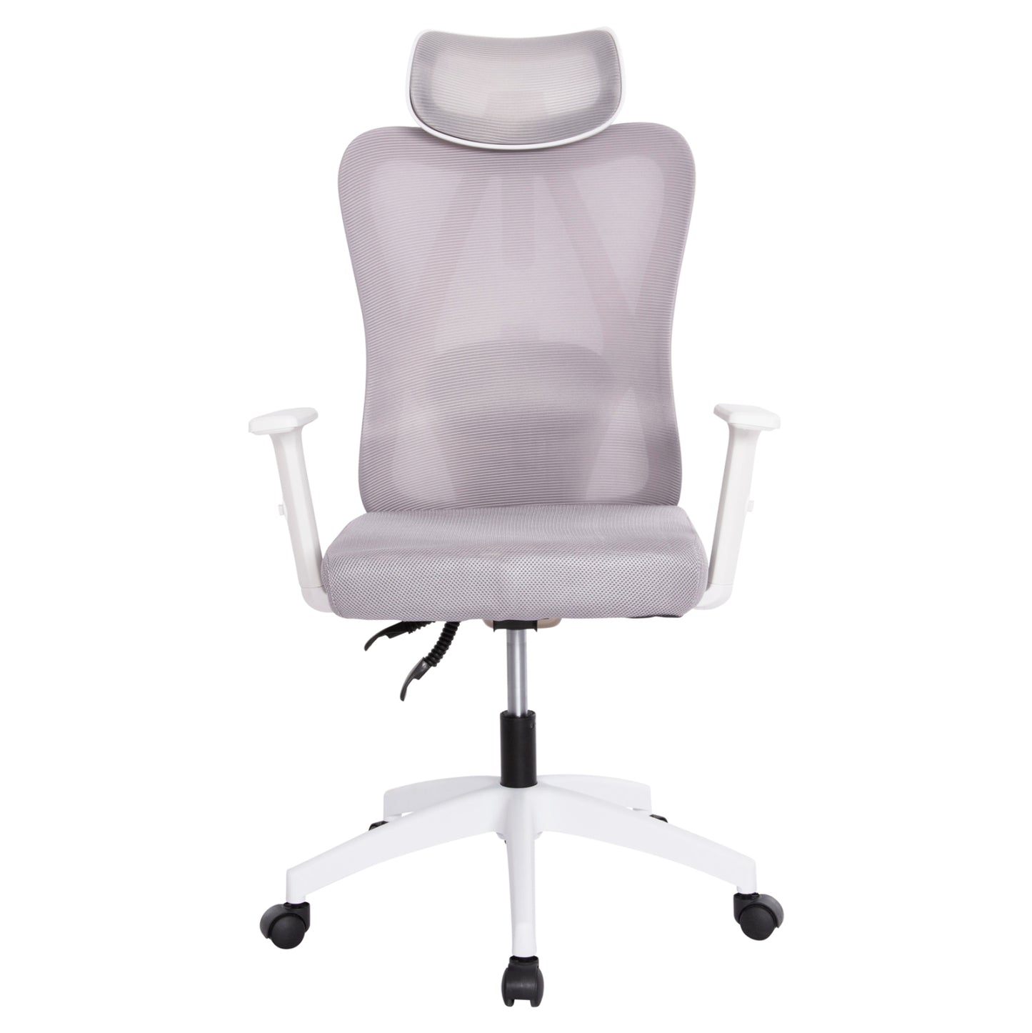 Office Chair Mexer Hm1195.02 Grey Mesh-white Pp Base 68x70x136hcm.