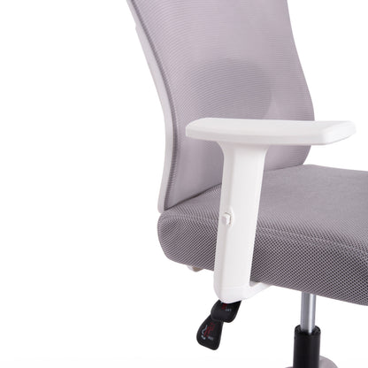 Office Chair Mexer Hm1195.02 Grey Mesh-white Pp Base 68x70x136hcm.