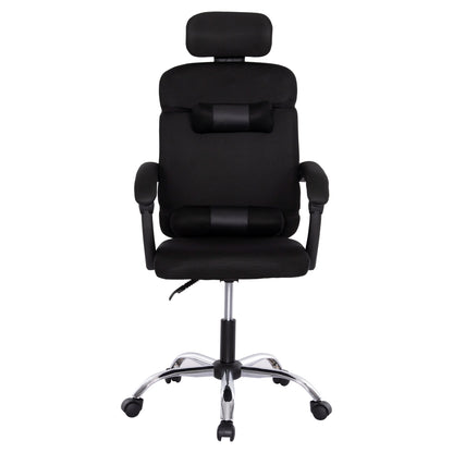 Office Chair Croner Hm1196.01 Black Mesh-black Metal Base 58x99x120hcm.