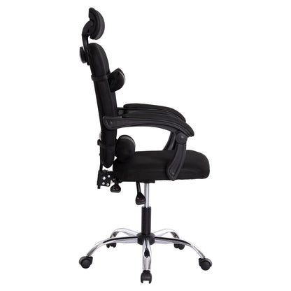 Office Chair Croner Hm1196.01 Black Mesh-black Metal Base 58x99x120hcm.