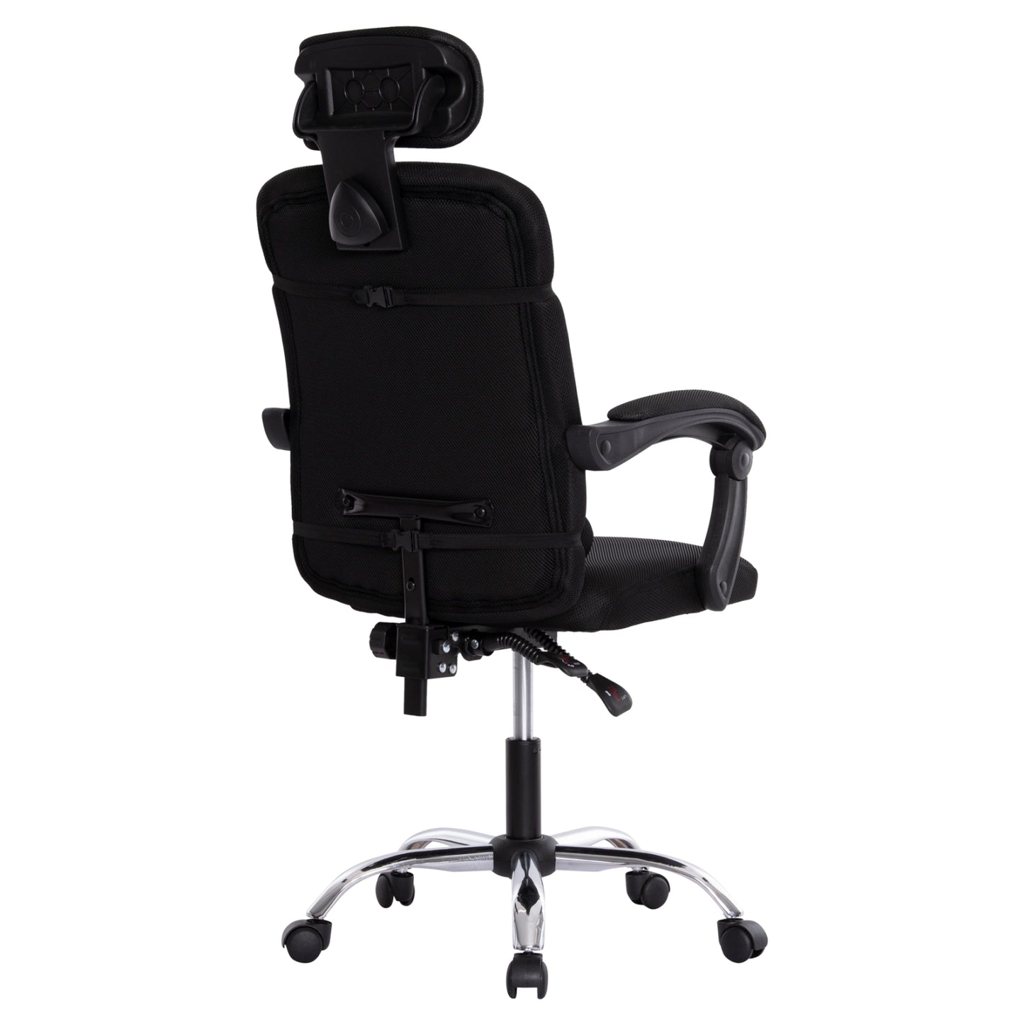 Office Chair Croner Hm1196.01 Black Mesh-black Metal Base 58x99x120hcm.