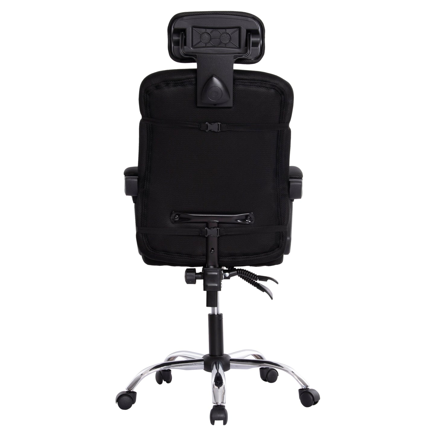 Office Chair Croner Hm1196.01 Black Mesh-black Metal Base 58x99x120hcm.