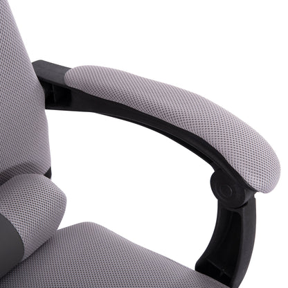 Office Chair Croner Hm1196.02 Grey Mesh-chrome Metal Base-black Frame 58x67x124hcm.