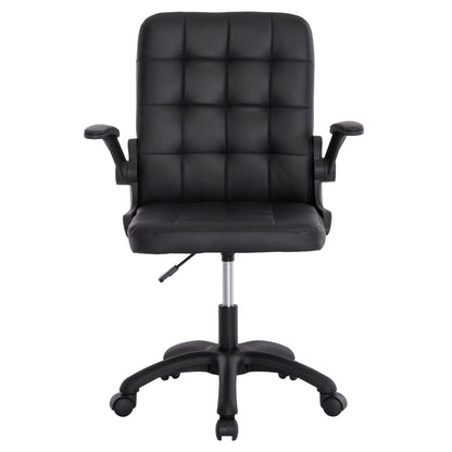 Office Chair Portima Hm1197.01 Black Pvc-frame & Base 69x57x97hcm.