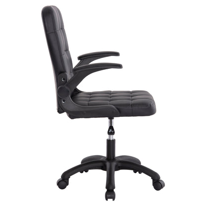 Office Chair Portima Hm1197.01 Black Pvc-frame & Base 69x57x97hcm.