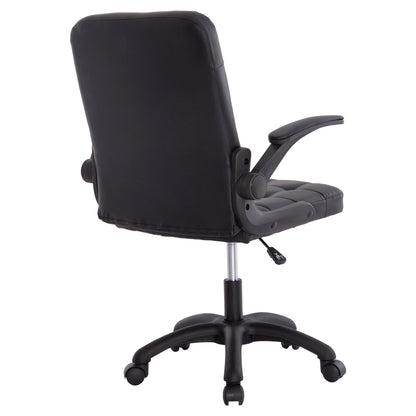 Office Chair Portima Hm1197.01 Black Pvc-frame & Base 69x57x97hcm.