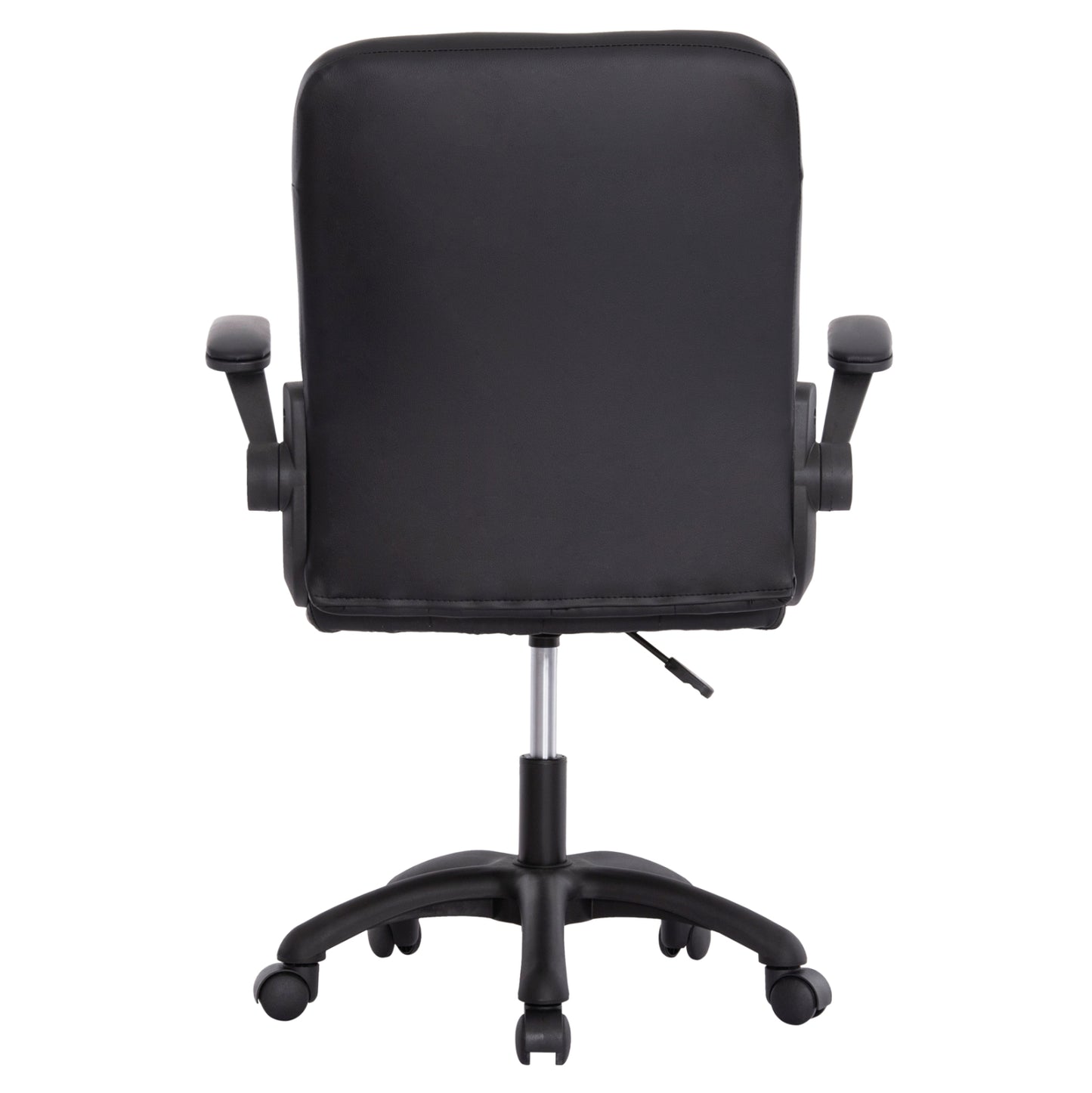 Office Chair Portima Hm1197.01 Black Pvc-frame & Base 69x57x97hcm.