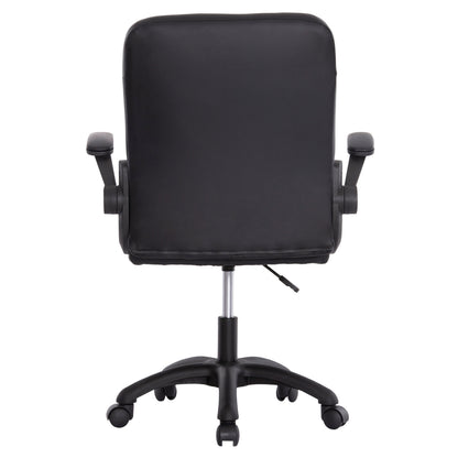 Office Chair Portima Hm1197.01 Black Pvc-frame & Base 69x57x97hcm.