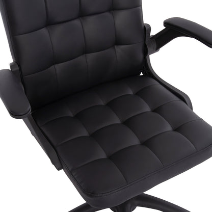 Office Chair Portima Hm1197.01 Black Pvc-frame & Base 69x57x97hcm.