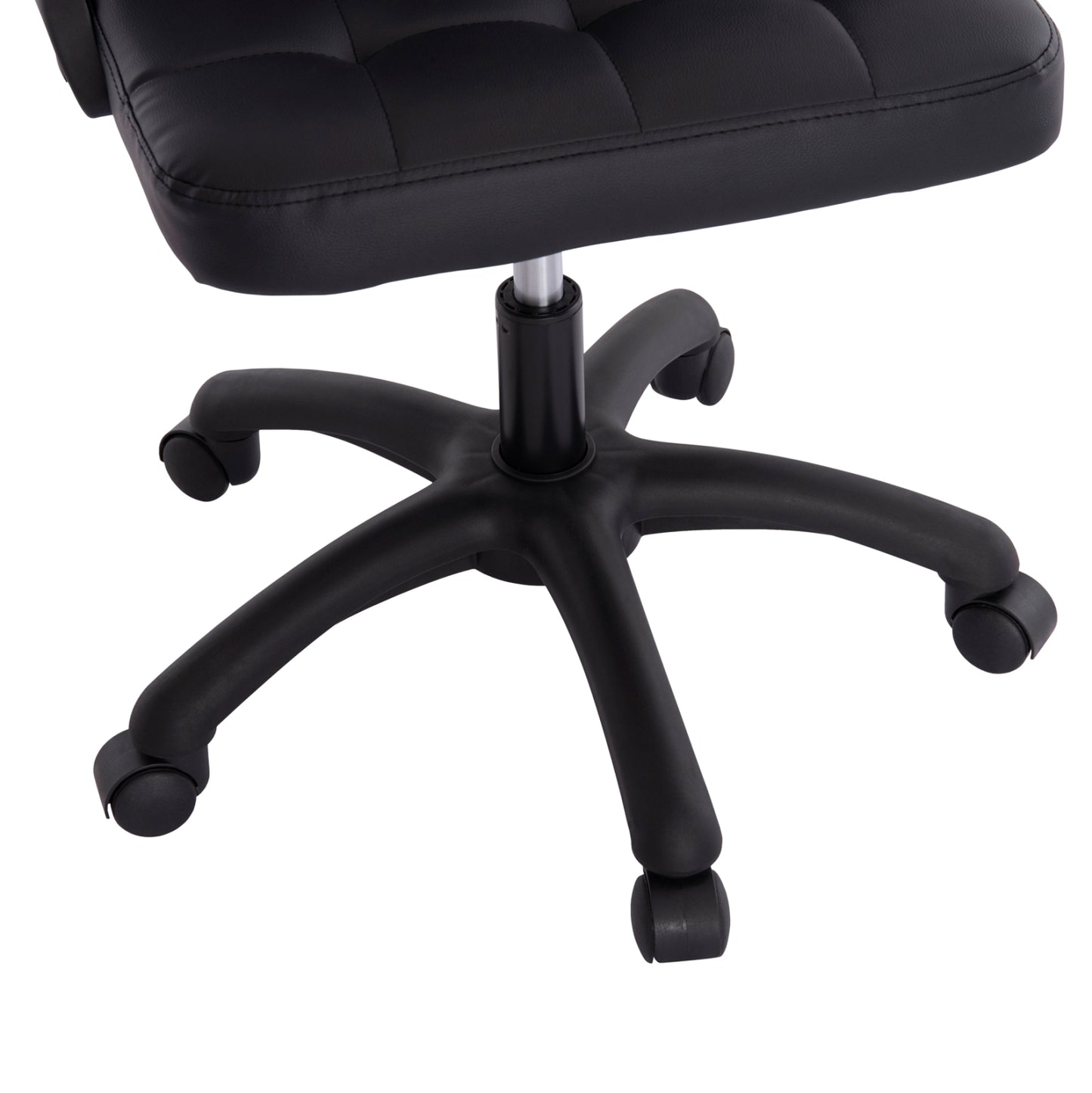 Office Chair Portima Hm1197.01 Black Pvc-frame & Base 69x57x97hcm.