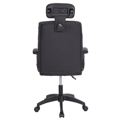Office Chair Nimble Hm1199.01 Black Pvc-black Frame And Base 59x64x122hcm.