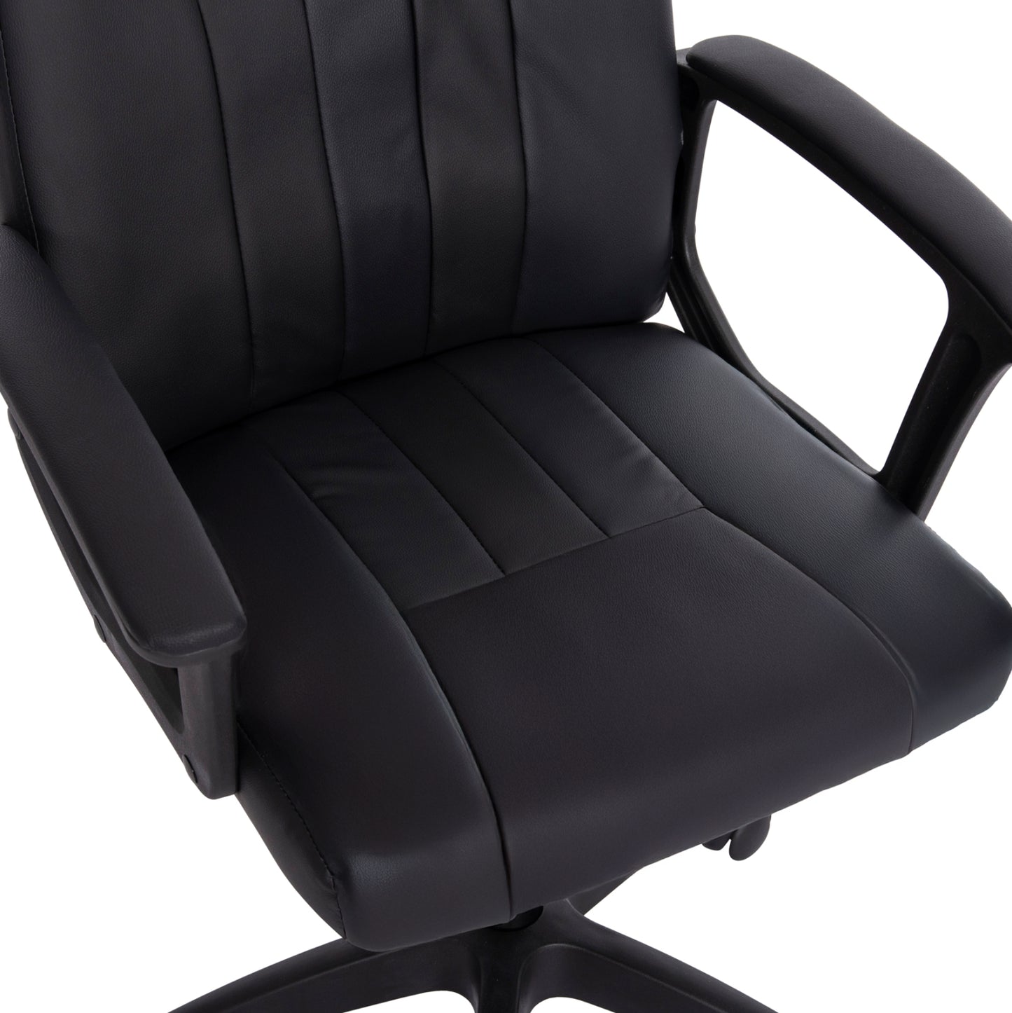 Office Chair Nimble Hm1199.01 Black Pvc-black Frame And Base 59x64x122hcm.
