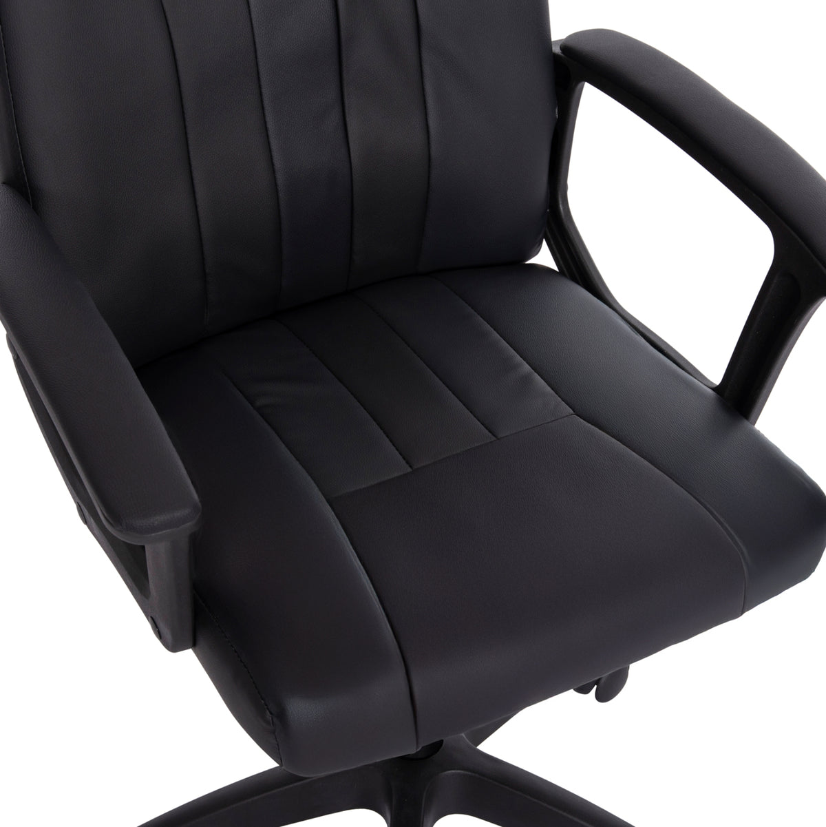 Office Chair Nimble Hm1199.01 Black Pvc-black Frame And Base 59x64x122hcm.