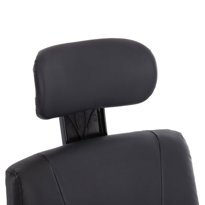 Office Chair Nimble Hm1199.01 Black Pvc-black Frame And Base 59x64x122hcm.