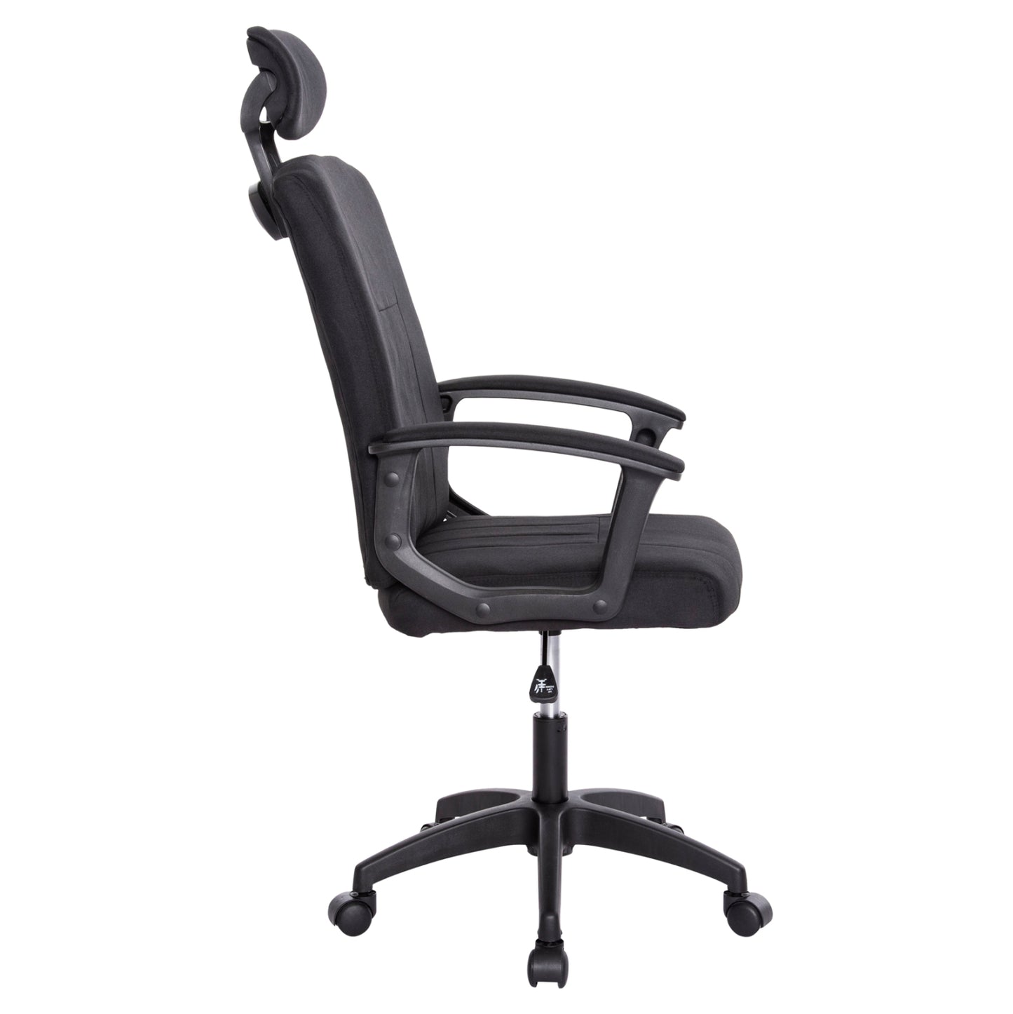 Office Chair Nimble Hm1199.11 Black Fabric-black Frame And Base 59x64x122hcm.
