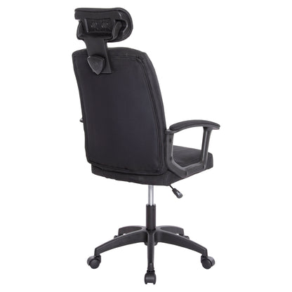 Office Chair Nimble Hm1199.11 Black Fabric-black Frame And Base 59x64x122hcm.