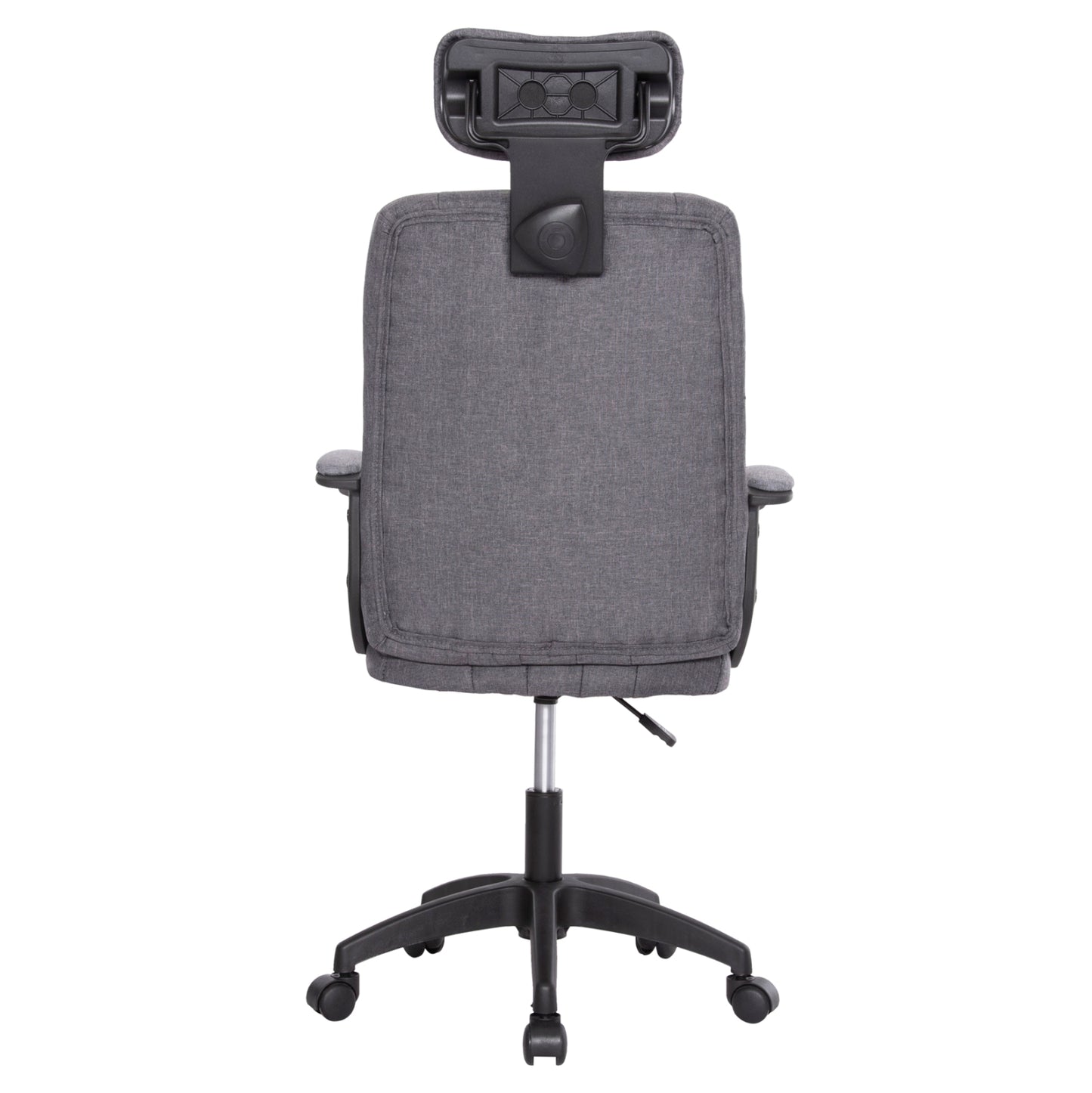 Office Chair Nimble Hm1199.12 Grey Fabric-black Frame And Base 59x64x122hcm.