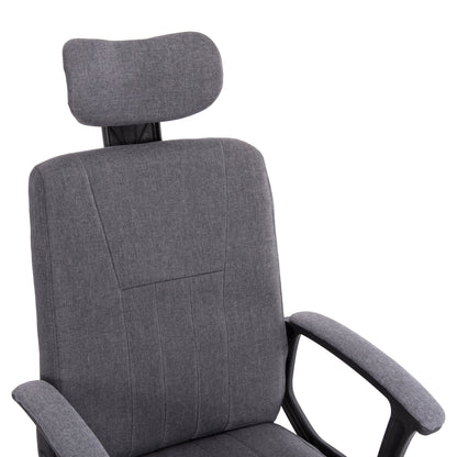 Office Chair Nimble Hm1199.12 Grey Fabric-black Frame And Base 59x64x122hcm.