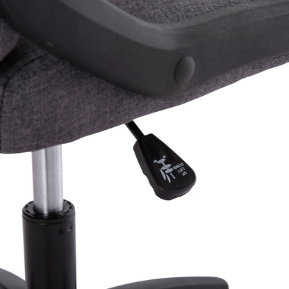 Office Chair Nimble Hm1199.12 Grey Fabric-black Frame And Base 59x64x122hcm.