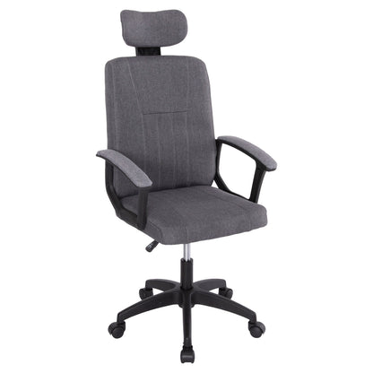 Office Chair Nimble Hm1199.12 Grey Fabric-black Frame And Base 59x64x122hcm.